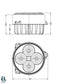 40W Led Work Light Flood Beam El4234