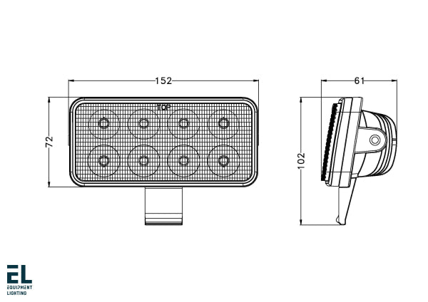 40W Led Work Light Flood Beam El4235