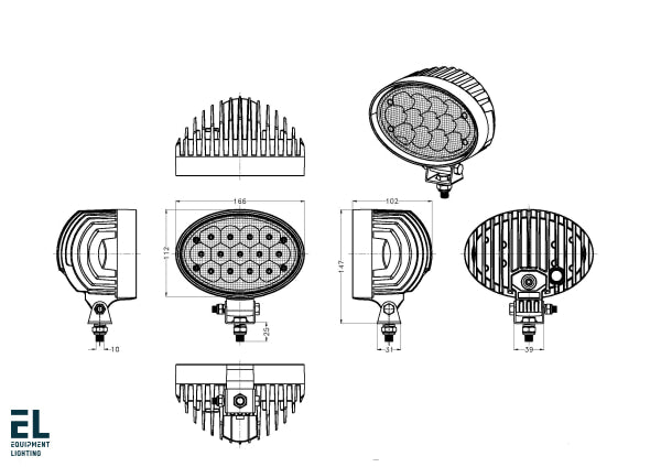 65W Led Work Light Flood Beam El42244